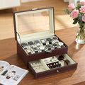 Embellir 12 Grid Watch Box Organiser Jewelry Storage Display Case