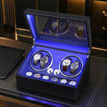 Embellir Automatic Watch Winder Double Box LED Display Black