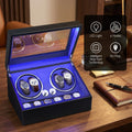 Embellir Automatic Watch Winder Double Box LED Display Black