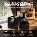 Embellir Watch Winder Automatic Single Quiet Carbon Fibre Black