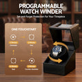 Embellir Watch Winder Automatic Single Quiet Carbon Fibre Black