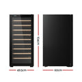Devanti Wine Fridge Cooler 66 Bottle Capacity Black