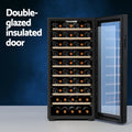Devanti Wine Fridge Cooler 66 Bottle Capacity Black