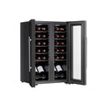 Devanti Wine Fridge Dual Zone 24 Bottles Cooler
