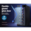 Devanti Wine Fridge Cooler 12 Bottle Capacity