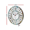 Artiss 40cm Rustic Wall Clock Farmhouse Style
