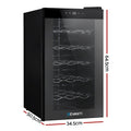 Devanti Wine Fridge Cooler 18 Bottle Capacity