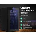 Devanti Wine Fridge Cooler 18 Bottle Capacity