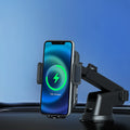 Devanti Wireless Car Charger Fast Charging Mount Vent Suction