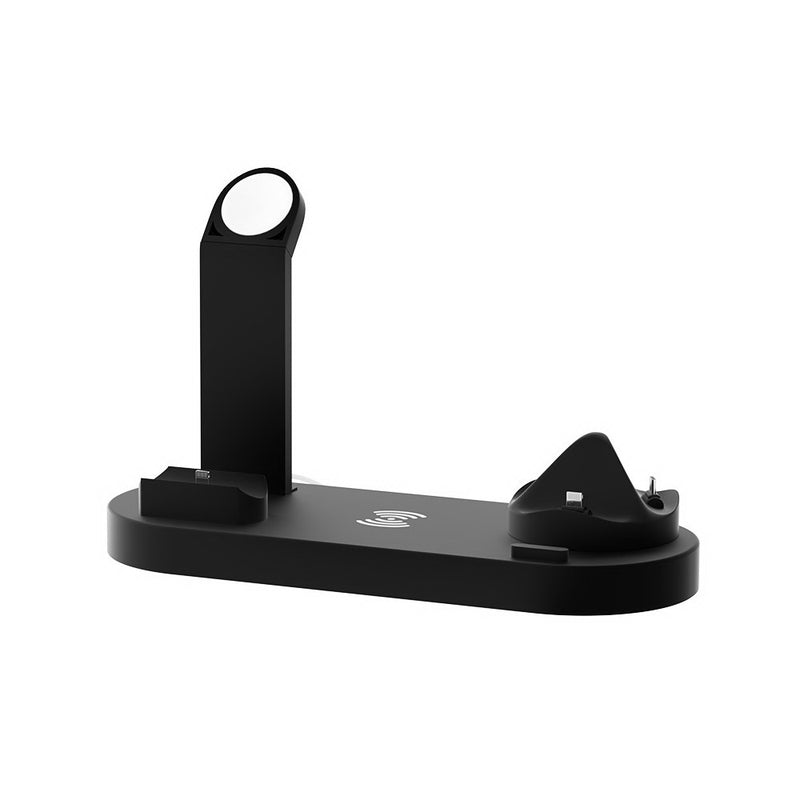 Devanti 4-in-1 Wireless Charger Dock Station Phone Watch Earbuds