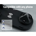 Devanti 4-in-1 Wireless Charger Dock Station Phone Watch Earbuds