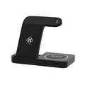 Devanti 4in1 Wireless Charger Station Fast Charging Phone Black