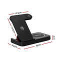 Devanti 4in1 Wireless Charger Station Fast Charging Phone Black