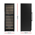 Devanti Wine Fridge Cooler Dual Zone 128 Bottle Capacity