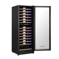 Devanti Wine Fridge Cooler Dual Zone 128 Bottle Capacity
