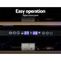 Devanti Wine Fridge Cooler Dual Zone 128 Bottle Capacity