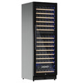 Devanti Wine Fridge Cooler Dual Zone 154 Bottle Capacity