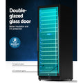Devanti Wine Fridge Cooler Dual Zone 154 Bottle Capacity