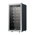 Devanti Wine Fridge 42 Bottles Cooler Stainless Steel