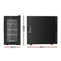 Devanti Wine Fridge Cooler 8 Bottle Capacity Black