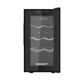 Devanti Wine Fridge Cooler 8 Bottle Capacity Black