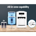 Devanti Water Cooler Dispenser 22L Benchtop w/2 Filters