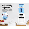 Devanti Water Cooler Dispenser 22L Benchtop w/2 Filters