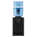 Devanti 22L Water Cooler Dispenser 3 Taps Benchtop Black Filter