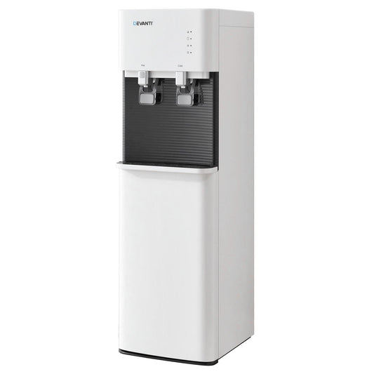 Devanti Water Cooler 2 Taps Bottom Loading Dispenser Chiller Filter