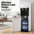 Devanti Water Cooler 2 Taps Bottom Loading Dispenser Chiller Filter