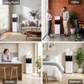 Devanti Water Cooler 2 Taps Bottom Loading Dispenser Chiller Filter