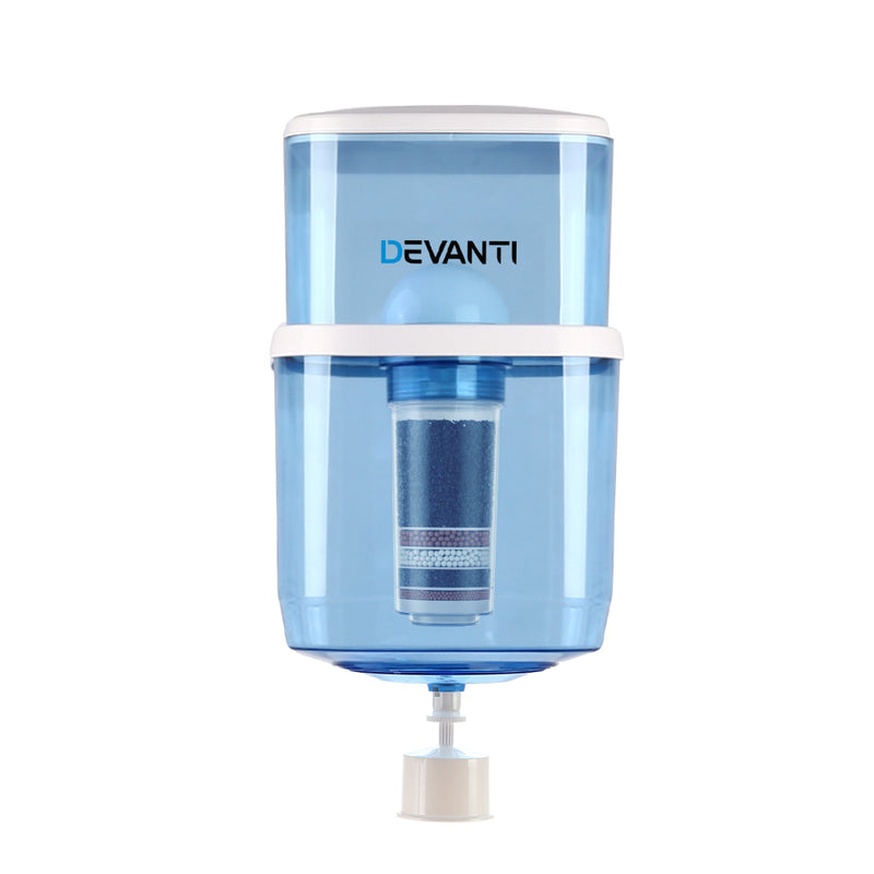 Devanti Water Cooler Dispenser 22L Bottle Filter Top Load