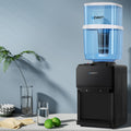 Devanti Water Cooler Dispenser 22L Hot Cold Black Benchtop Filter