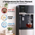 Devanti Bottom Loading Water Cooler Dispenser with Ice Maker