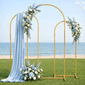 Wedding Arch Stand Set 3 Gold Metal Frame Balloon Decoration