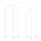 Wedding Arch Stand Set 3 Metal White Frame Balloon Arch Party Decoration