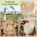 Wedding Arch Stand Set 3 Metal White Frame Balloon Arch Party Decoration