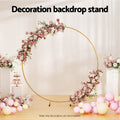 2M Round Backdrop Stand Wedding Party Flower Balloon Display