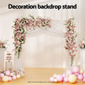 Backdrop Stand 2M Wedding Party Flower Balloon Display Golden