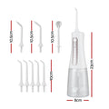 Devanti Cordless Water Flosser Oral Irrigator Teeth Cleaner White