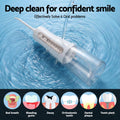 Devanti Cordless Water Flosser Oral Irrigator Teeth Cleaner White