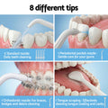 Devanti Cordless Water Flosser Oral Irrigator Teeth Cleaner White