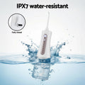 Devanti Cordless Water Flosser Oral Irrigator Teeth Cleaner White