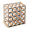 Artiss Wine Rack 20 Bottle Black Metal Storage