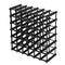 Artiss Wine Rack 42 Bottle Black Storage Display