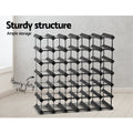 Artiss Wine Rack 42 Bottle Black Storage Display