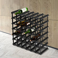 Artiss Wine Rack 42 Bottle Black Storage Display