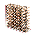 Artiss Wine Rack 72 Bottle Storage Wooden Organiser