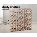 Artiss Wine Rack 72 Bottle Storage Wooden Organiser