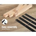 Artiss Wine Rack 72 Bottle Storage Wooden Organiser